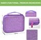 63-Slot Bobbin Case Holder – Thread Organizer Storage Box for Bobbins, Compatible with Brother, Singer, Babylock, Janome, Kenmore Sewing Machines (Purple)